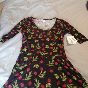 LuLaRoe Nicole M ladybug print